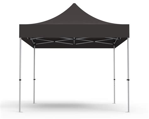 Unprinted Black 10 x 10 Pop Up Canopy Tent - Signleader