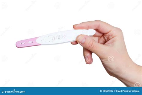 Female Hand Showing Positive Pregnancy Test Stock Image Image Of Background Positive 38551397