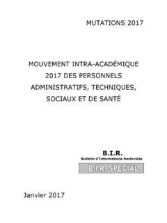 MUTATIONS 2017 MOUVEMENT INTRA Mutations 2017 Mouvement Intra Pdf