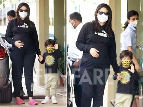 Kareena Kapoor Khan and Taimur Ali Khan pay a visit to Karisma Kapoor ...