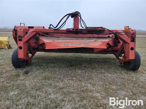 case ih  pull type swing tongue windrower agriculture bigiron
