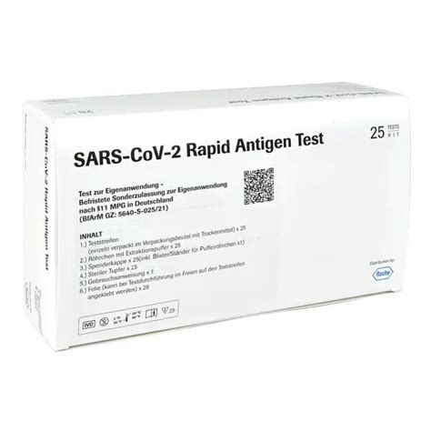 Kit tout en un de test rapide de l antigène SARS CoV 2 Roche Medirel