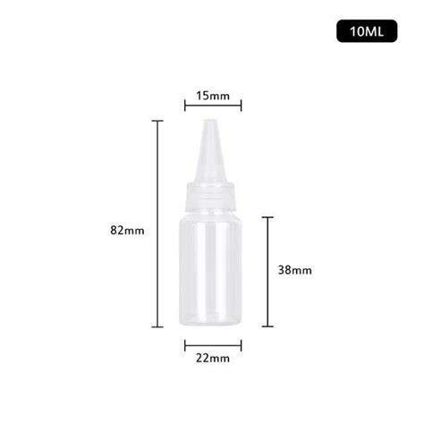 BOUTEILLE FLACON FLACON POMPE 10ML Plastique Bouteilles Compte