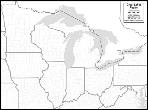 The Great Lakes and States map Diagram | Quizlet