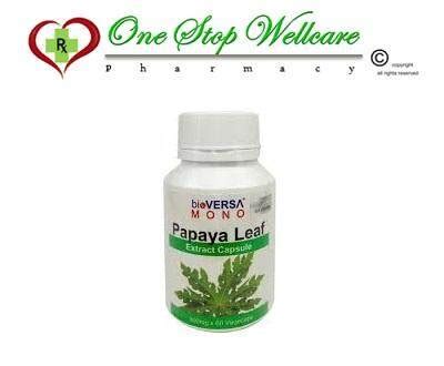 Bioversa Mono Papaya Leaf Extract Capsule S Lazada