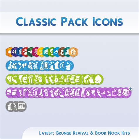 Classic Pack Icons - The Sims 4 Mods - CurseForge