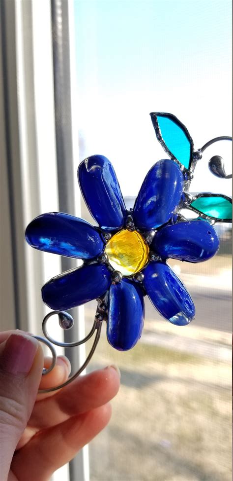 3d Flower Glass Art - Etsy