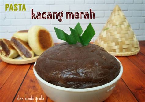 Resep Pasta Kacang Merah Isian Bakpia Bakpau Roti Mochi Dll Oleh