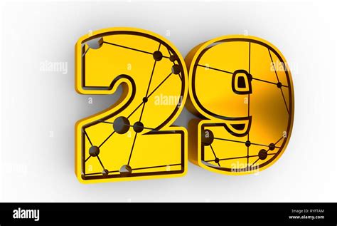 29 number illustration Stock Photo - Alamy