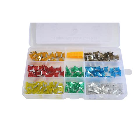 Mini Micro Low Profile Fuse 140 Piece Grab Kit Assortment Twin Eagle