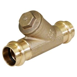 THEWORKS 1 In FIP X FIP Heavy Pattern Brass Threaded Gate Valve