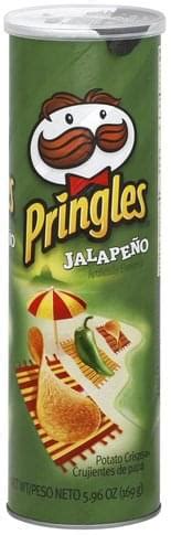 Pringles Jalapeno Potato Crisps - 5.96 oz, Nutrition Information | Innit