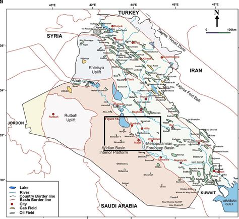 Location map and oil and gas fields for the studied area a tectonic map... | Download Scientific ...