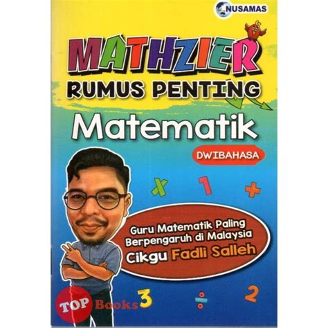 Topbooks Nusamas Mathzier Rumus Penting Matematik Dwibahasa