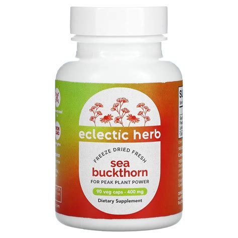 Eclectic Institute Sea Buckthorn Mg Non Gmo Veg Caps Fresh