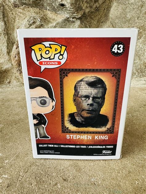 Funko Pop Vinyl Icons Stephen King Celebrity Author 43 Ebay