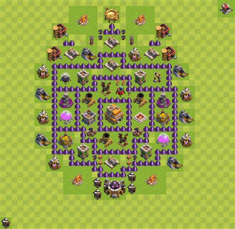 Trophy (Defense) Base TH7 - Clash of Clans - Town Hall Level 7 Base, #39