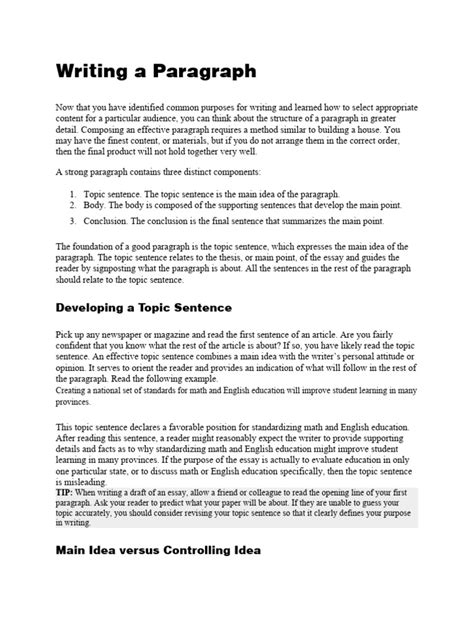 writing  paragraph  paragraph car