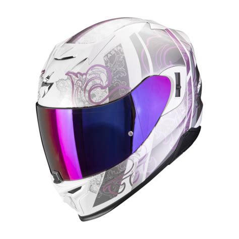 Exo Evo Air Fasta Blanco Morada D S Moto