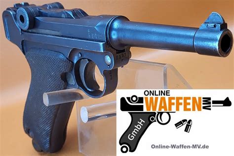 Online Waffen Mv Wysluch Gmbh Original Erfurt Parabellum Pistole P