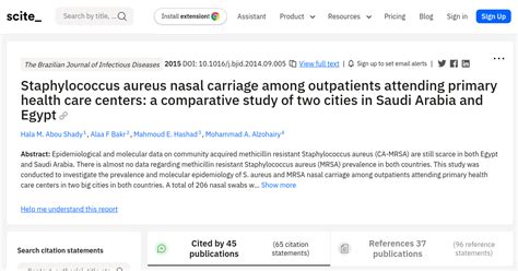 Staphylococcus aureus nasal carriage among outpatients attending ... 