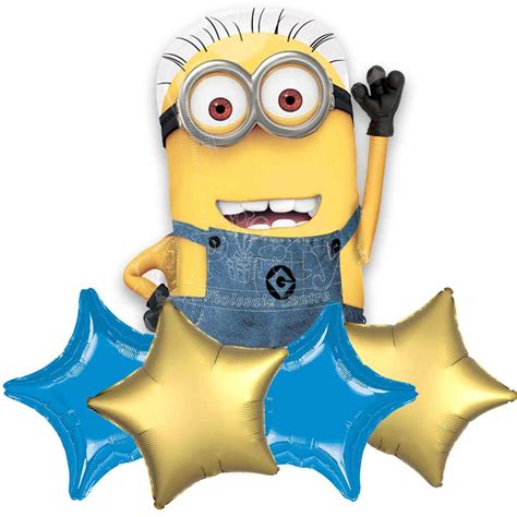 Minion Despicable Me Foil Balloon Bouquet Party Wholesale