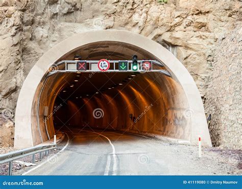 Road Tunnel Entrance Stock Photo - Image: 41119080