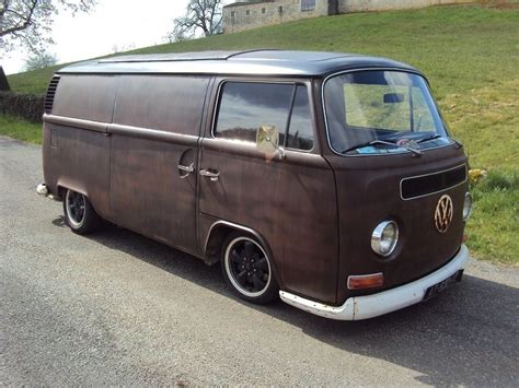 Brown Panel Van On French Slammer Beam And Spindles From Vintage