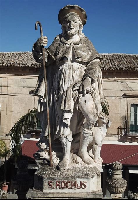 La statua di San Rocco sarà presto restaurata Scordia info