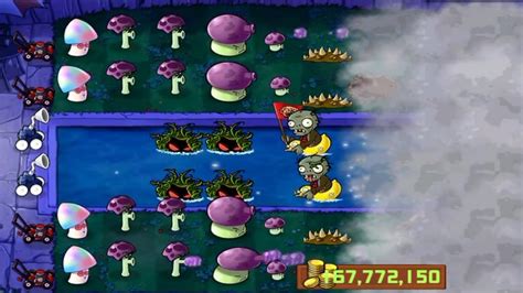 Fog Level 1 Mod Gameplay Plants Vs Zombies Unlimited Sun And Coins Youtube