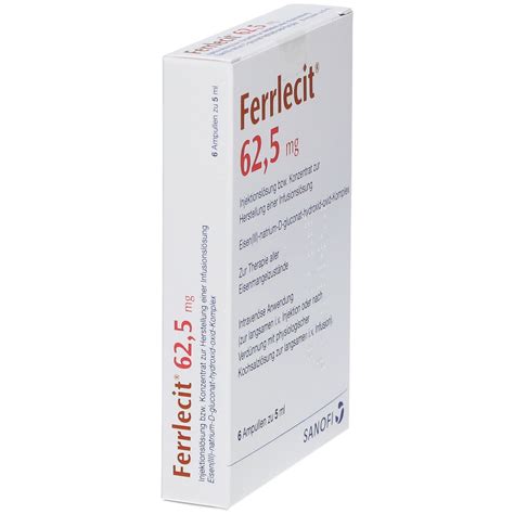 Ferrlecit 625 Mg 6x5 Ml Mit Dem E Rezept Kaufen Shop Apotheke