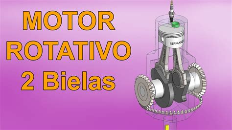 Nuevo Motor Semi Rotativo Con 2 Bielas Avadi MA 250 YouTube