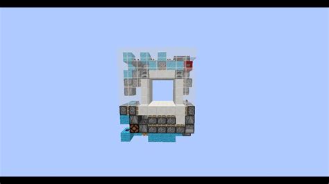 3x3 Flush And Seamless Door 240 Blocks 1 16 2 Youtube