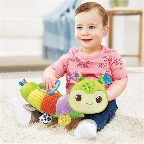 VTech Baby Peluche éveil Myrtille ma lumi chenille sensorielle