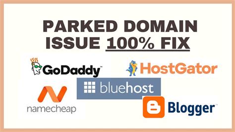 How To Fix Parked Domain Issue With Your Website Godaddy Bluehost