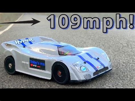 Rc Car Goes Mph Hobao Hyper Gtb Speed Run Mph On Gps Youtube