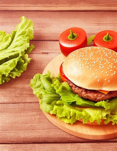 Hamburguesa Fresca Y Sabrosa Aislada Sobre Un Fondo Blanco Foto Premium