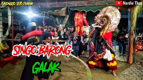 Rampokan Singo Barong Jaranan Turonggo Seto Live Crabak Slahung