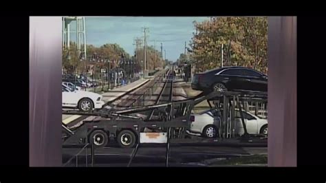 Metra Train Hits Semi Truck Causing Derailment In Bartlett Illinois