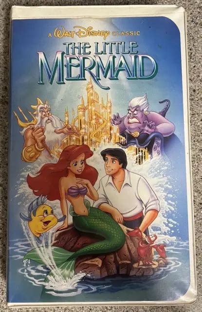 Walt Disney The Little Mermaid Black Diamond Classic Vhs 1989 Rare Banned Cover 1383 Picclick Ca