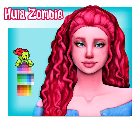 Simstroubles Kaulana Hair Hula Zombie On Tumblr