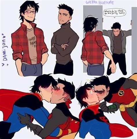 Pin By Ruvyka On B Jon Kent Robin Comics Superman X Batman Batman And Superman