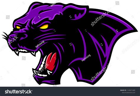 262 Purple Panther Logo Images, Stock Photos, 3D objects, & Vectors ...