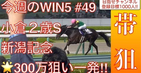 【新潟記念2023】逃げ馬不在のレース戦略 新潟記念のトップ5馬分析とwin5の絞り方 ️｜ぐらそんのwin5 36点予想