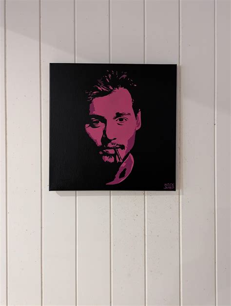 Johnny Depp - 3 Layer Stencil : r/stencils