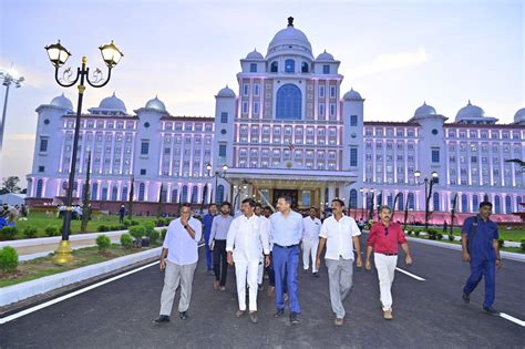 Telangana New Secretariat Live Updates Chief Minister Kcr To Arrive At