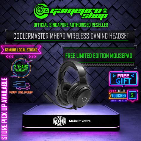 Free Gift Coolermaster Mh Wireless Gaming Headset Y Gamepro Shop