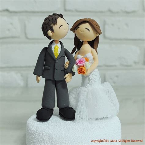 Custom Wedding Cake Topper Cute Couple Decoration T