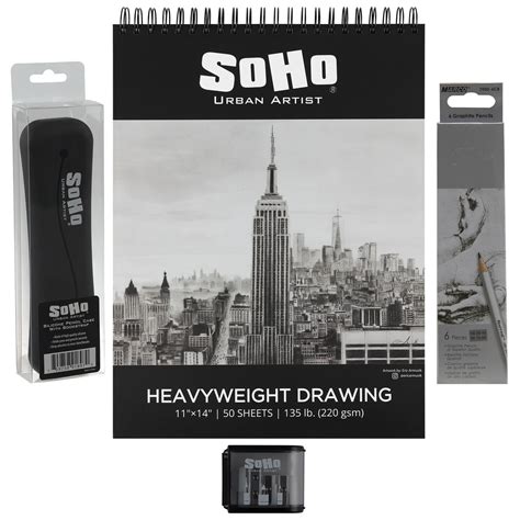 Jerrys Artarama Back To School Graphite Artist Drawing Bundle