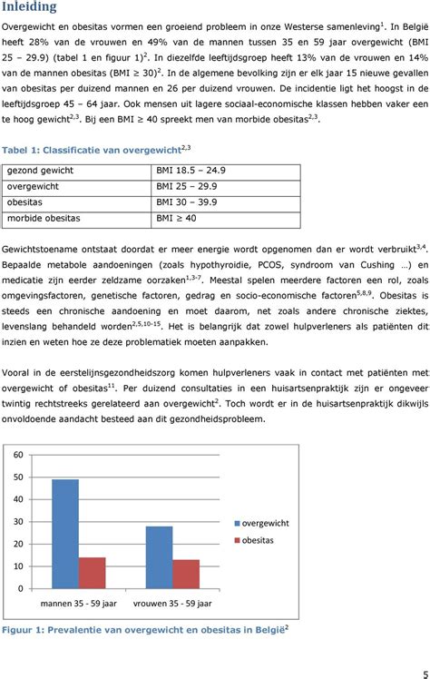 Aanloop Naar Een Zorgtraject Overgewicht En Obesitas Evaluatie Van Een